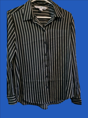 4/$67 Deal! NWT Old Navy Dressy Top with White Pinstripes
